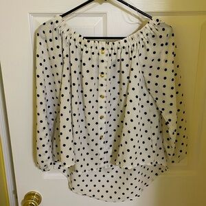 PAPER MOON POLKA DOT BLOUSE